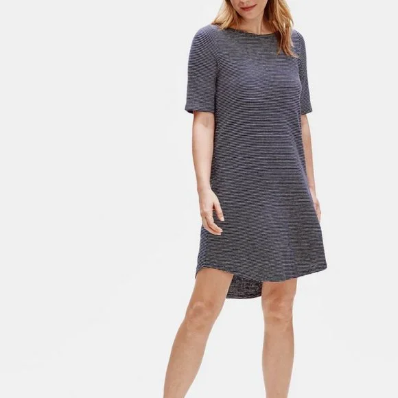 Eileen Fisher | Dresses | Eileen Fisher Navy Blue Hemp Organic Cotton Striped Dress | Poshmark Eileen Fisher | Dresses | Eileen Fisher Navy Blue Hemp Organic Cotton Striped Dress | Poshmark